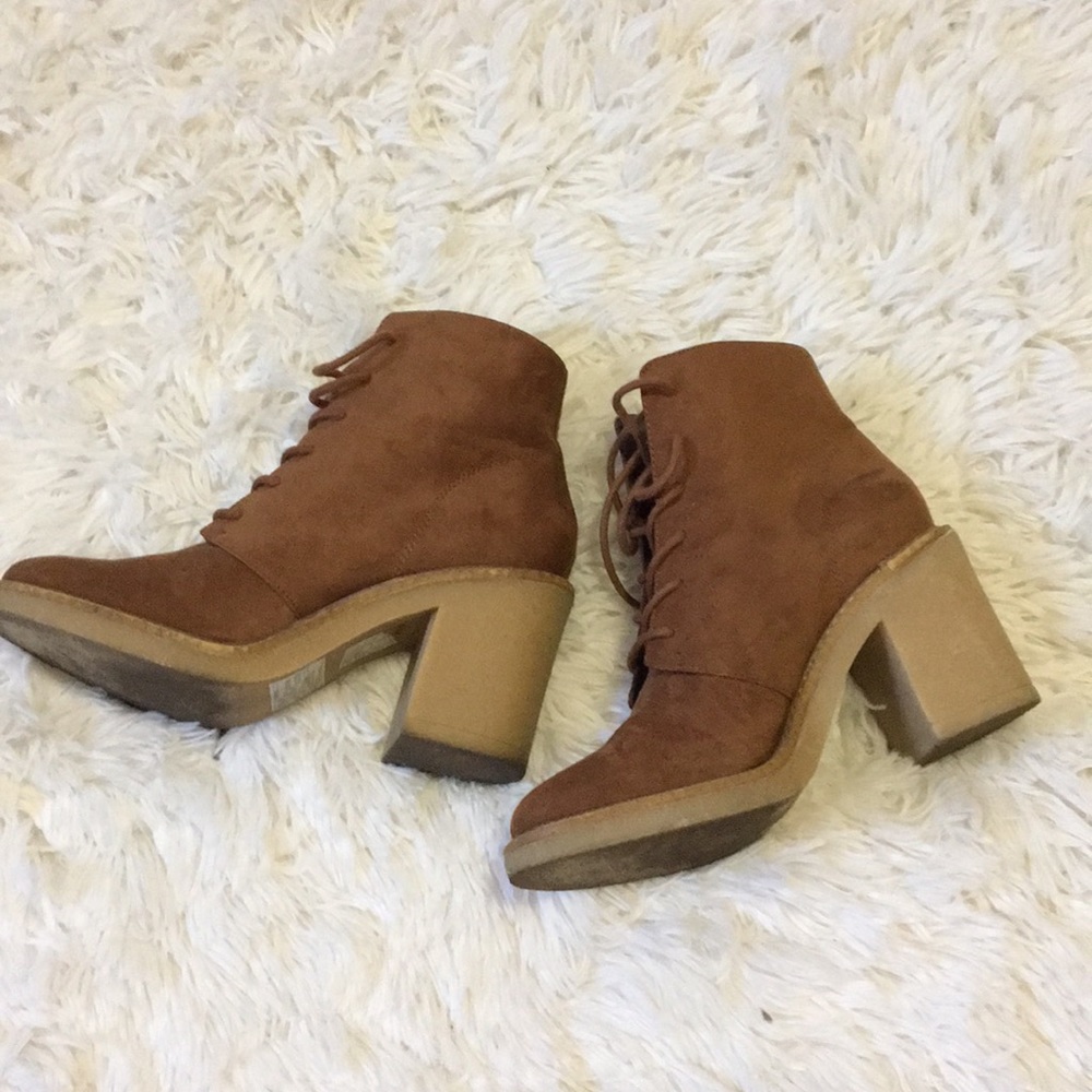 Brown booties